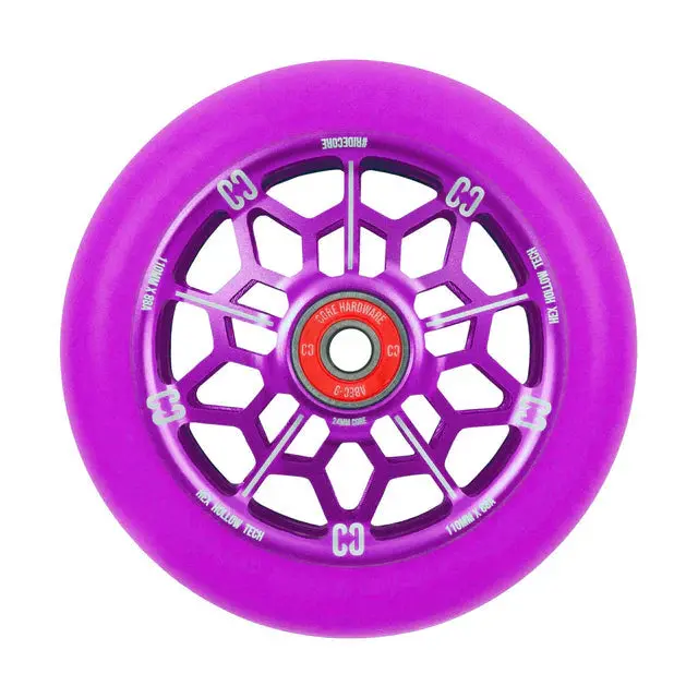 Core Hex Hollow Stunt Scooter Wheel 110Mm – Purple 1