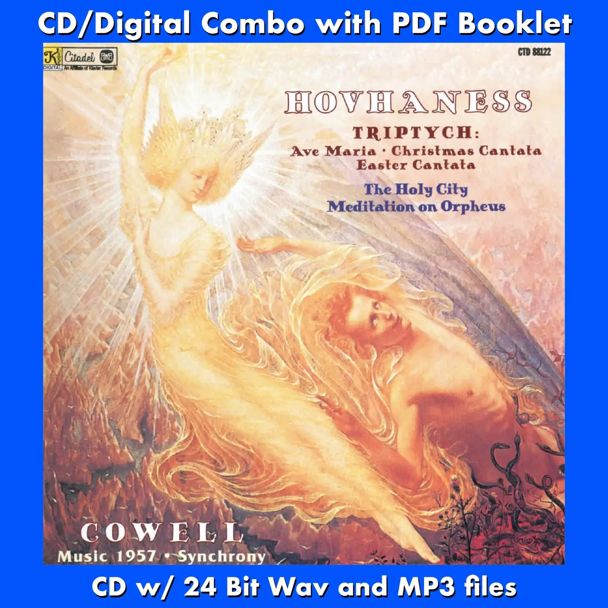 Hovhaness: Triptych • The Holy City • Meditation On Orpheus / Cowell: Music 1957 • Synchrony 1