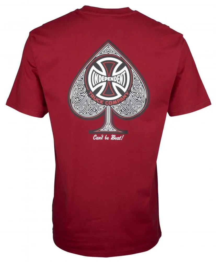 Independent Cbb Cross Spade T-Shirt 1