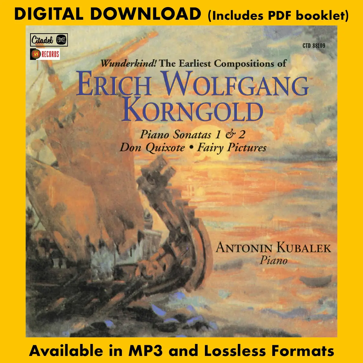 Erich Wolfgang Korngold ‎– Piano Sonatas 1 & 2, Don Quixote, Fairy Pictures 1