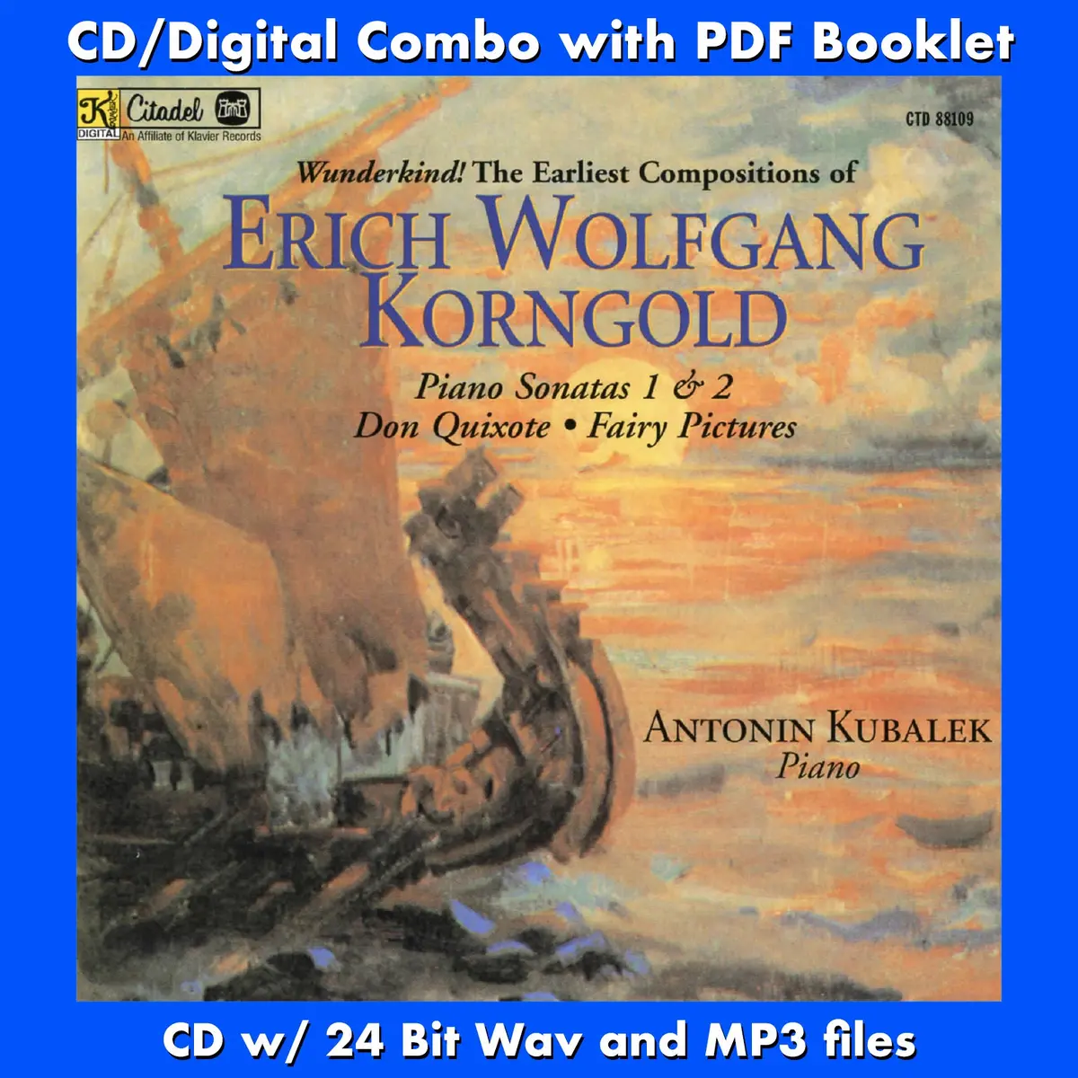 Erich Wolfgang Korngold ‎– Piano Sonatas 1 & 2, Don Quixote, Fairy Pictures 1