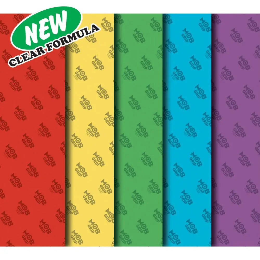 Mob 9" Graphic Transparent Colours Skateboard Griptape 1
