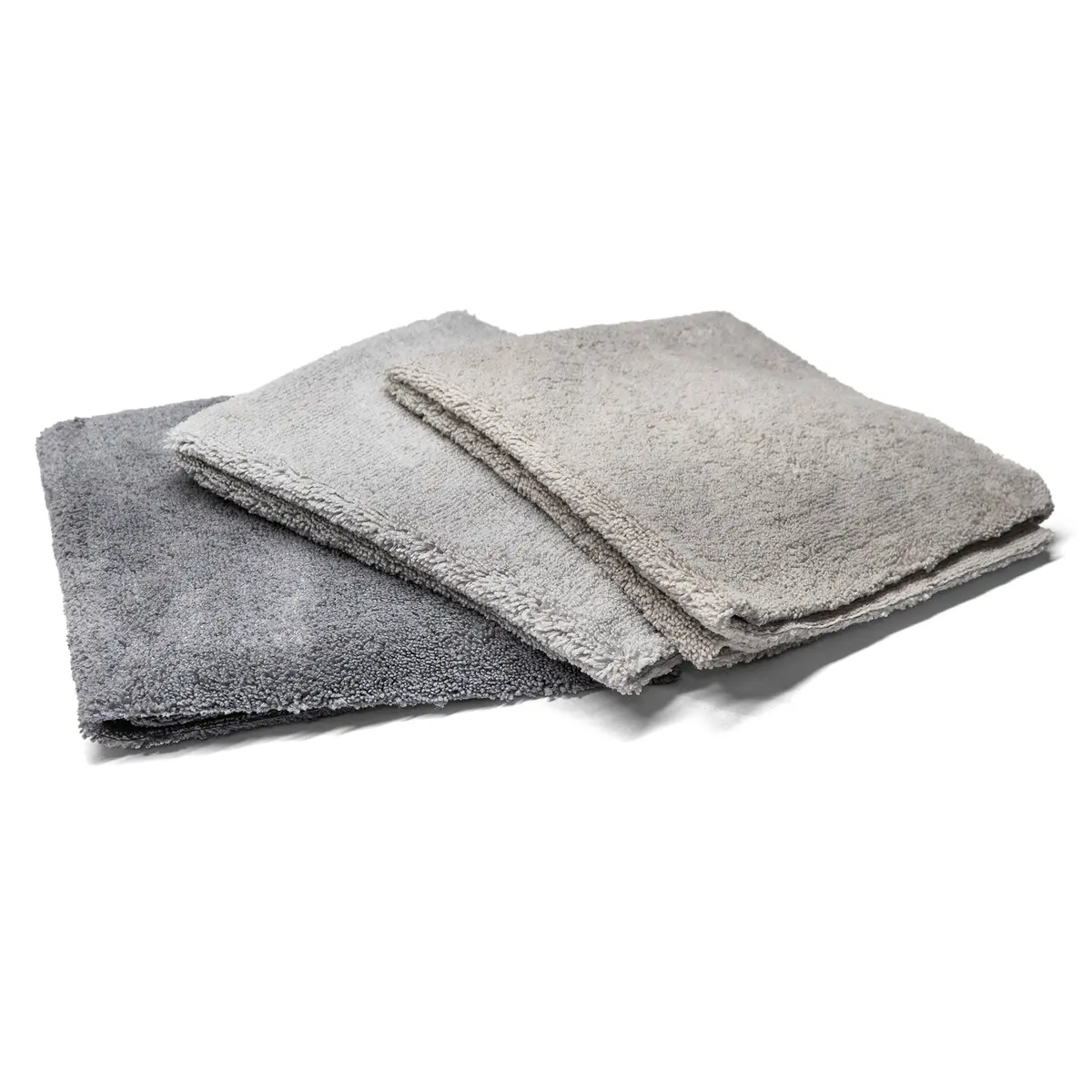 3‑Pack Grey‑Shade Microfiber Towels 1