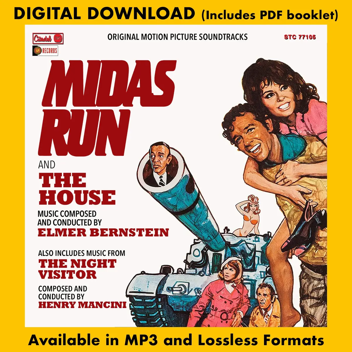Midas Run / The House / The Night Visitor - Original Soundtracks By Elmer Bernstein And Henry Mancini 1