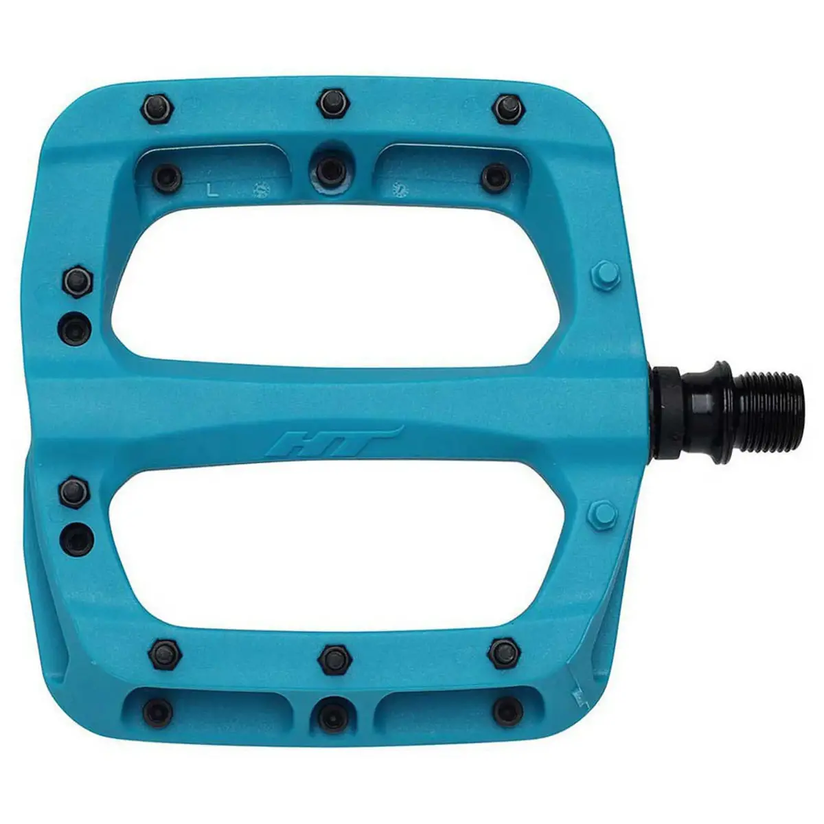 Ht Components Nylon Pa03a Mtb/Bmx Pedals 9/16", Turquoise 1