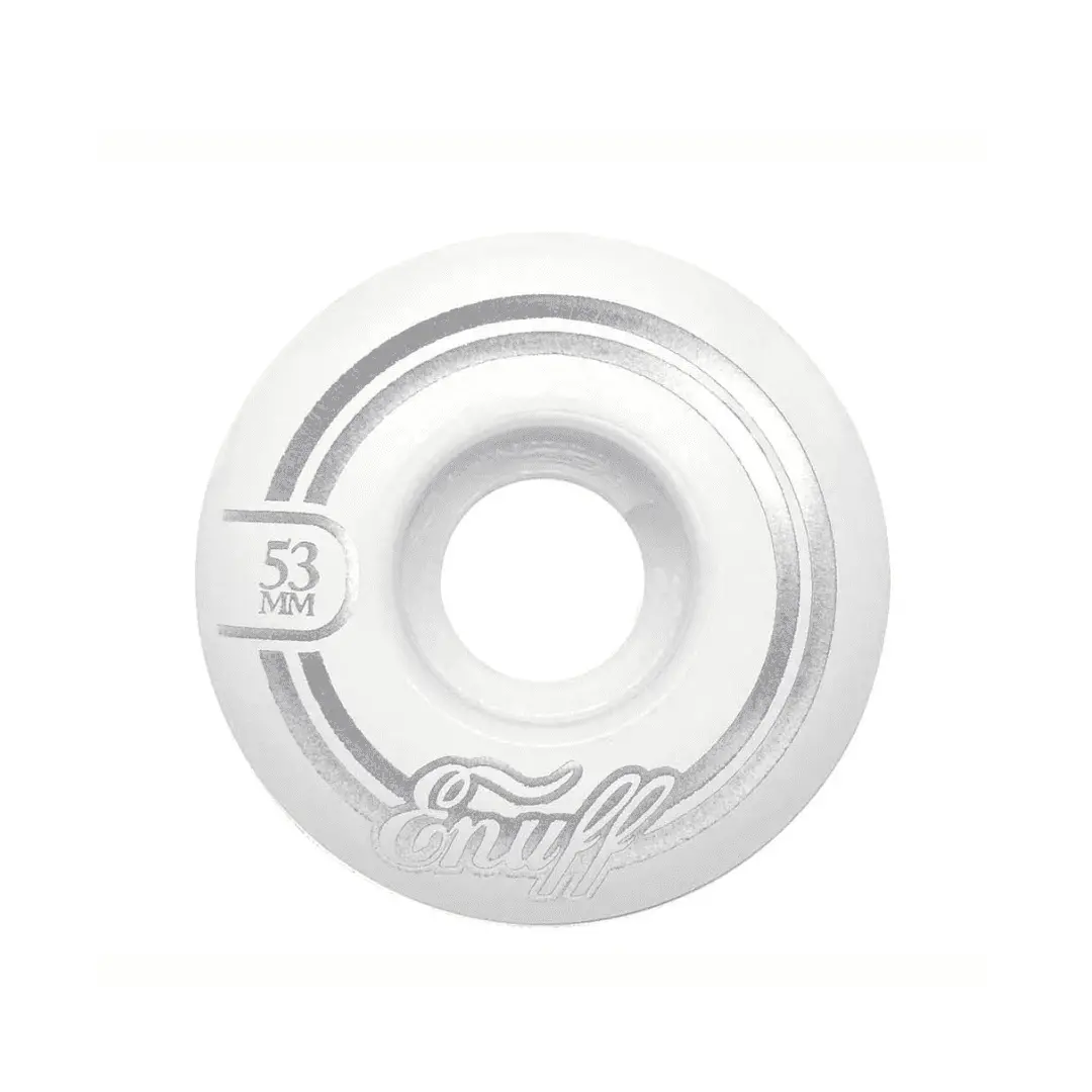 Enuff Refresher Ii 52Mm Skateboard Wheels, White 1