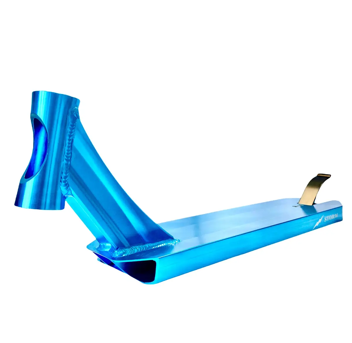 Revolution Storm Scooter Deck 19.5" X 4.7", Blue Chrome 1