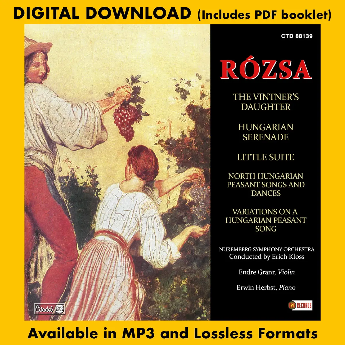Rozsa - The Vintner's Daughter - The Nuremberg Symphony Orchestra 1