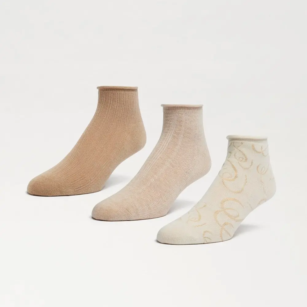 Sam Edelman Pack Of 3 Everyday Ankle Socks For Women; Quality, Summer, Lightweight Ankle Socks For Ladies,  Cotton Socks For Women 1
