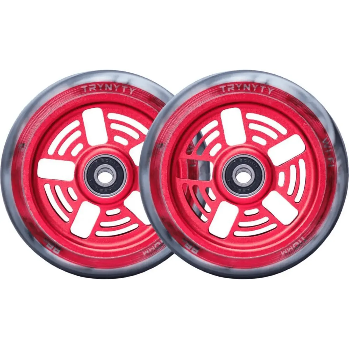 Trynyty Wi-Fi 110Mm Pro Scooter Wheels, Red (Pair) 1