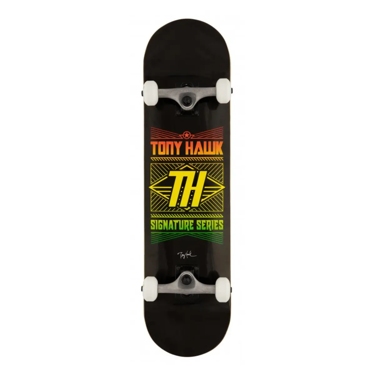 Tony Hawk Ss 180+ Stacked Logo Complete Skateboard 8", Black 1