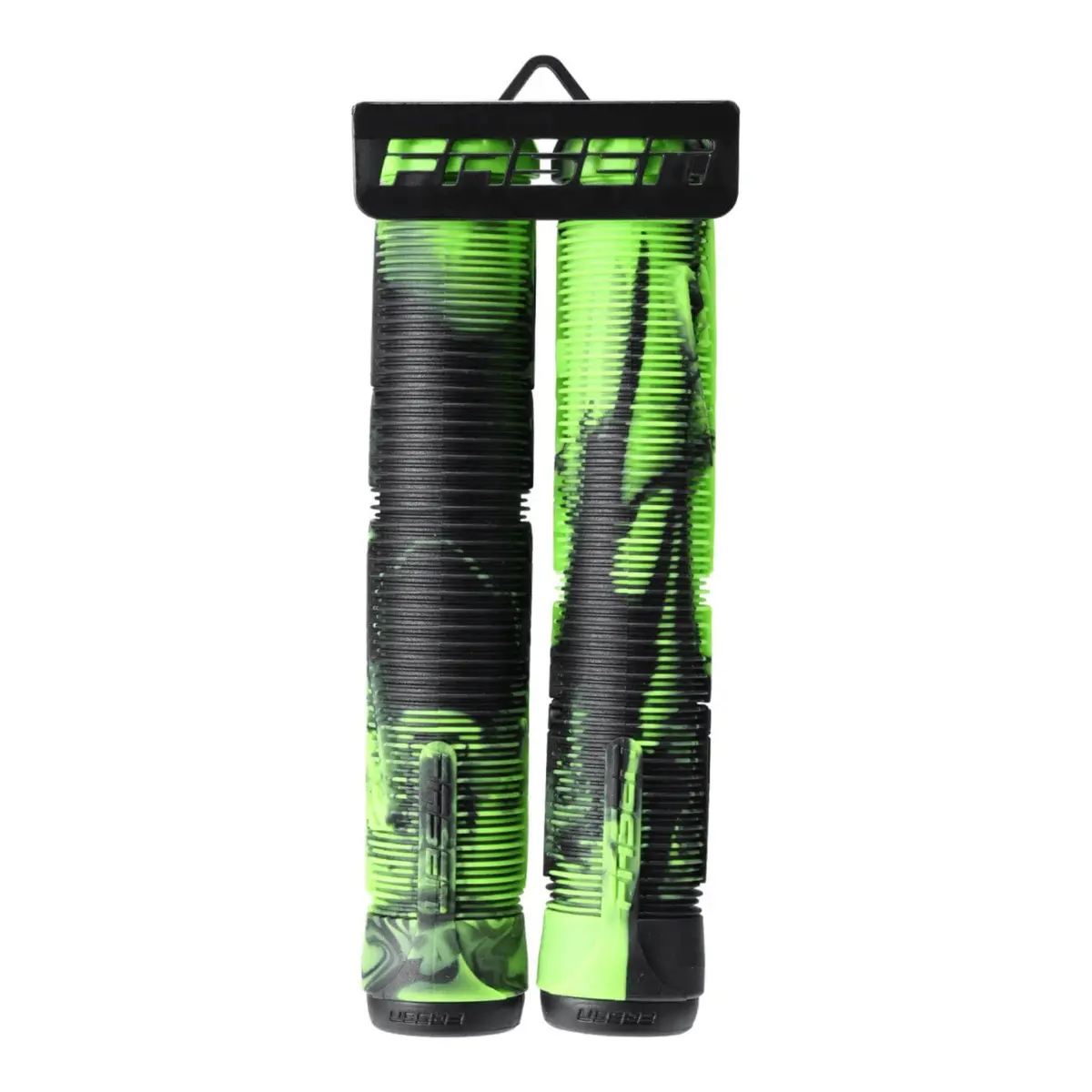 Fasen Fast Scooter Grips - Green/Black 1