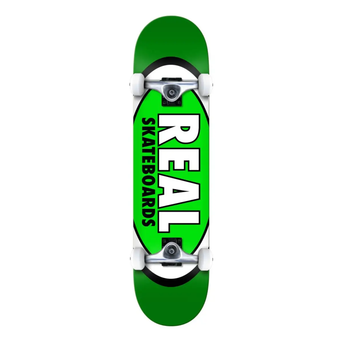 Real Classic Oval Complete Skateboard 8", Green 1