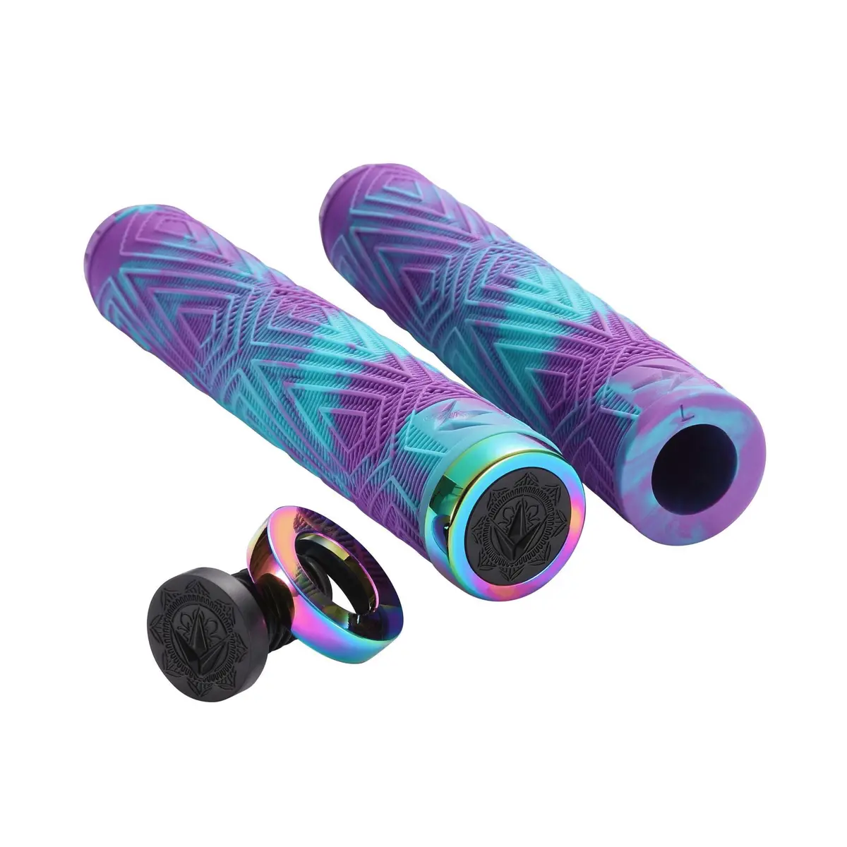 Blunt Will Scott Scooter Grips, Purple/Teal 1