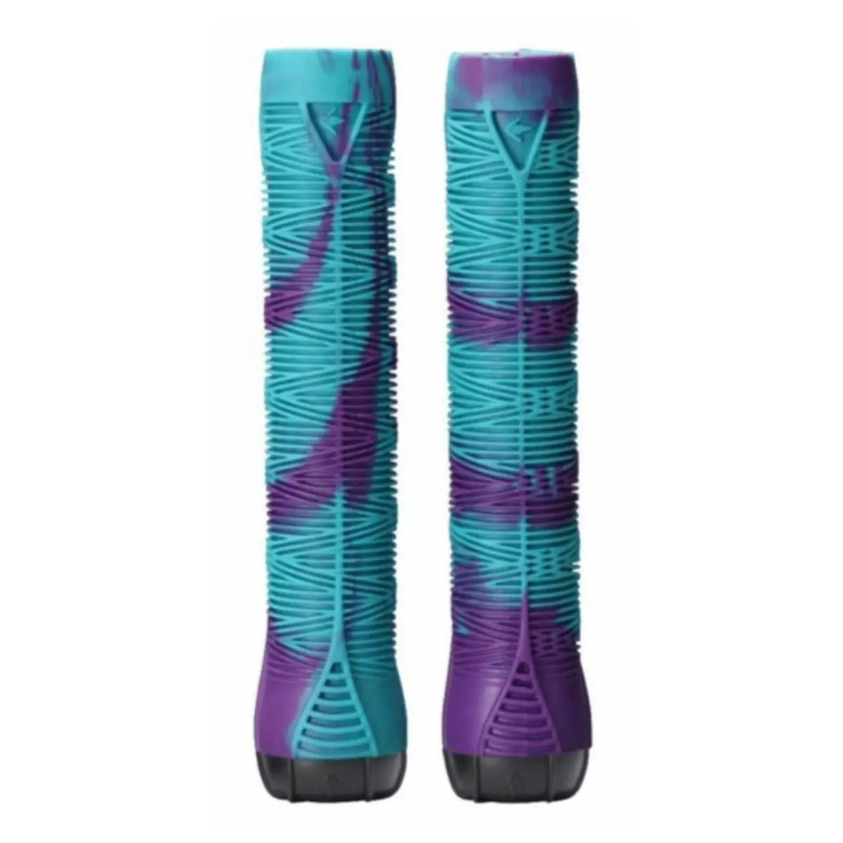 Blunt V2 Scooter Grips, Teal/Purple 1
