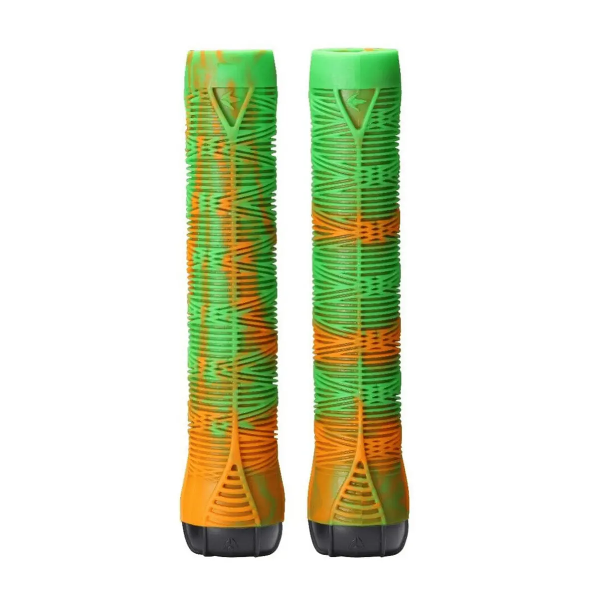 Blunt V2 Scooter Grips, Orange/Green 1