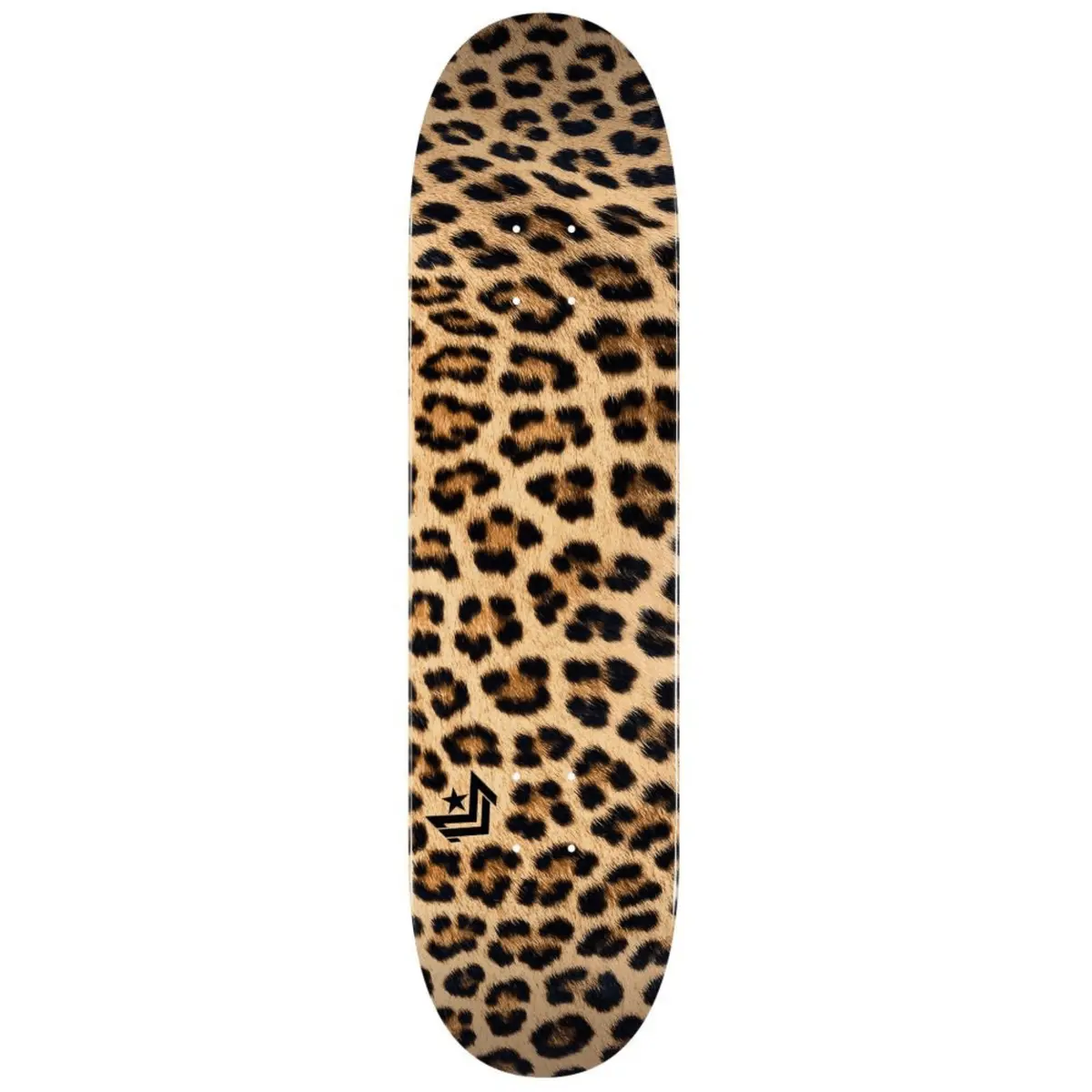 Mini Logo Leopard Fur 18" 291 K20 Skateboard Deck, 7.75" 1