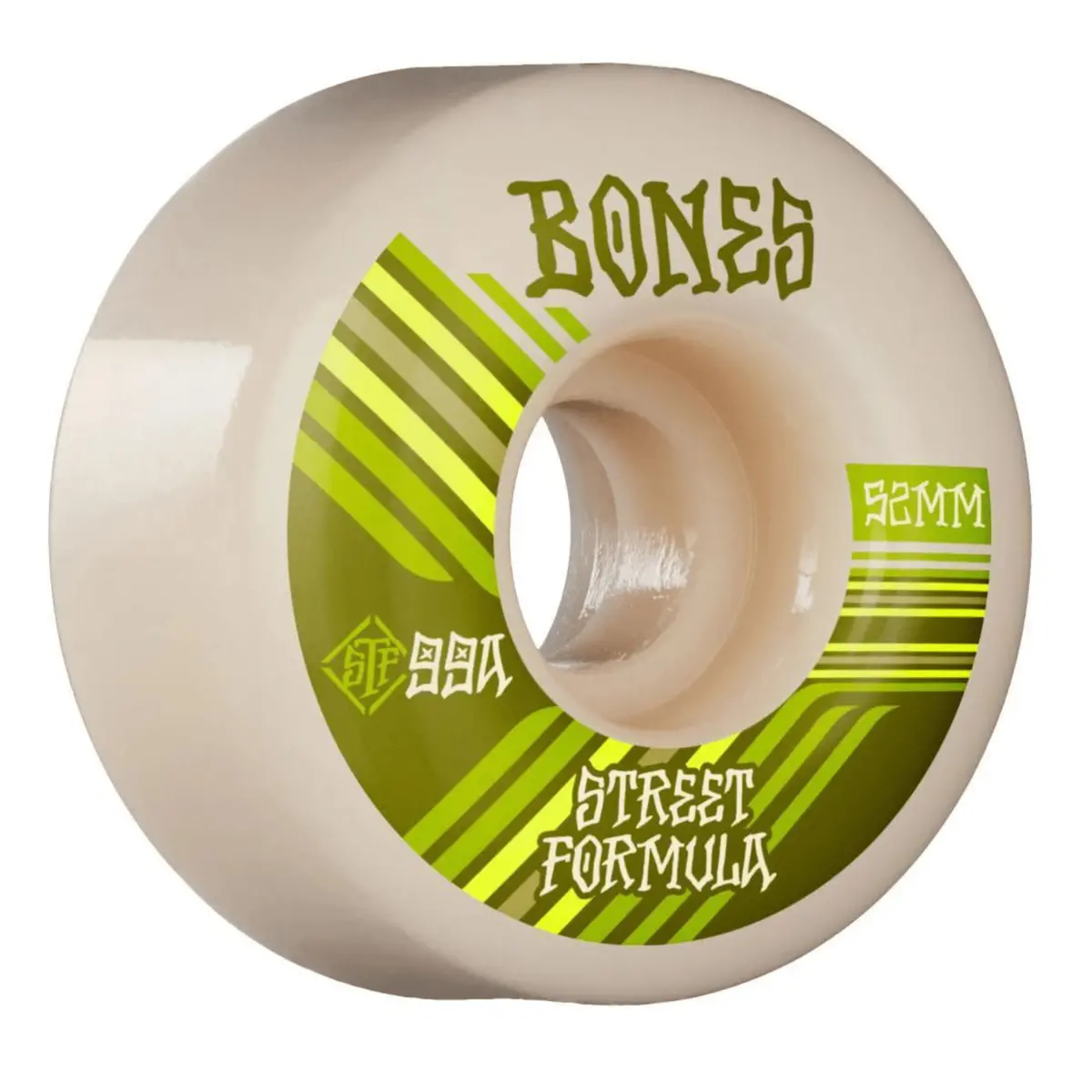 Bones Retros V4 Wide Street Tech Formula Skateboard Wheels, 53Mm 1