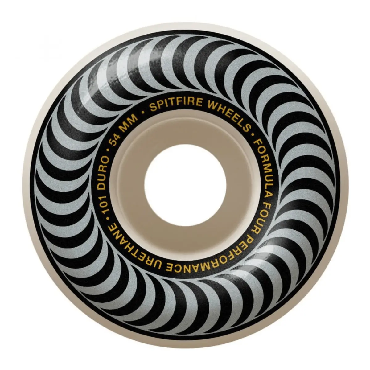 Spitfire Fomula Four Classic Silver Skateboard Wheels, 54Mm 1