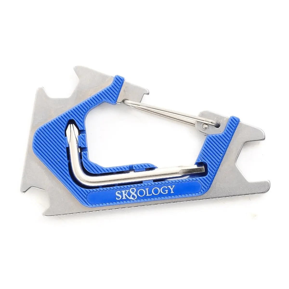 Sk8ology Caribiner Latch Skate Tool, Blue 1
