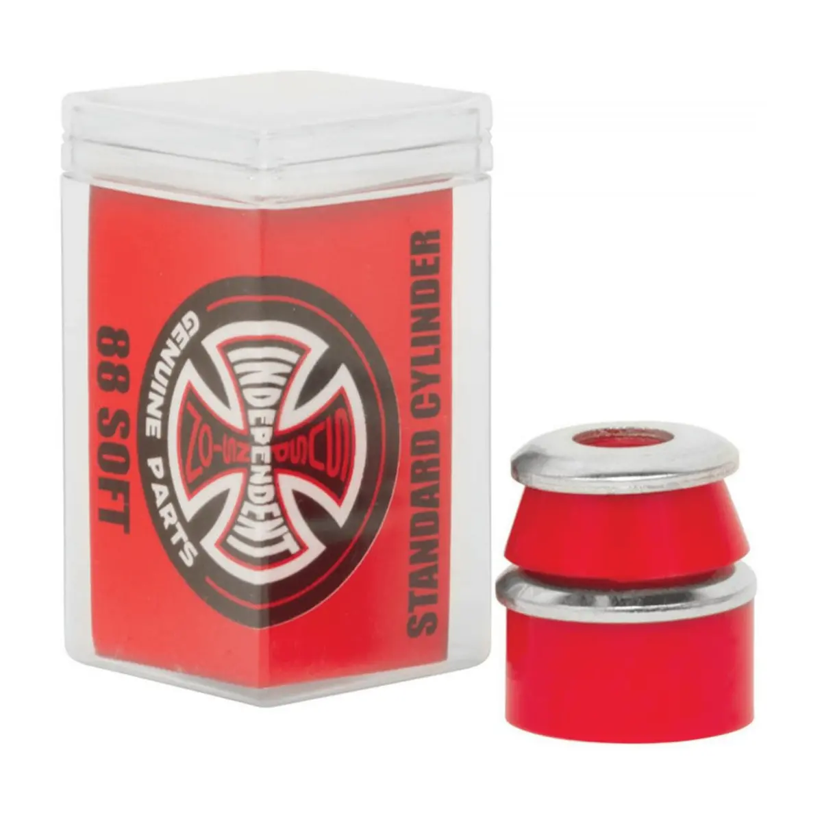 Independent Cylinder Bushings, 88A Soft, Red 1