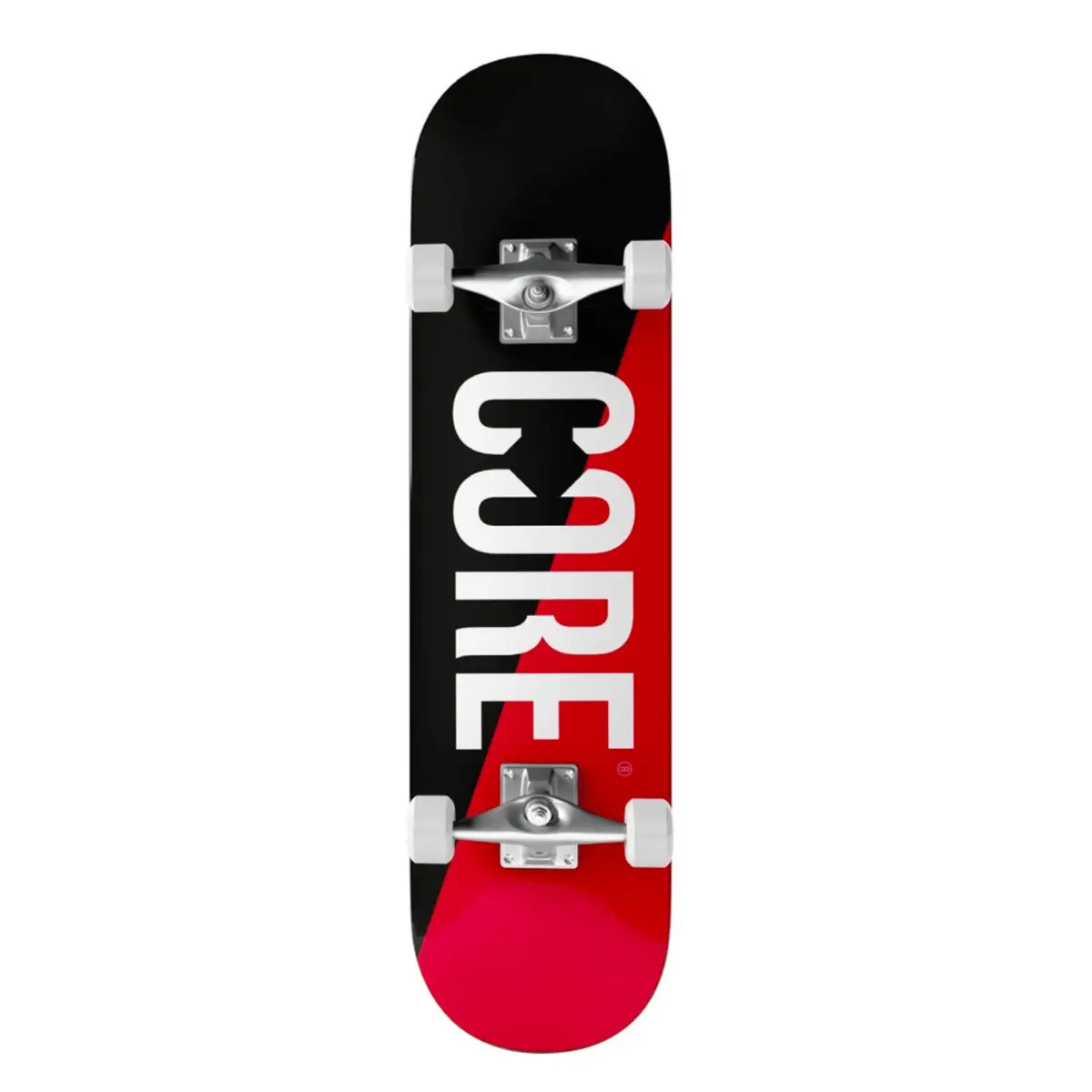 Core C2 Split Complete Skateboard Red/Black, 7.75" 1
