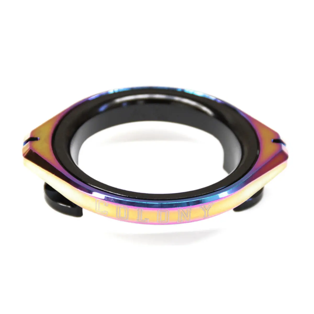 Colony Bmx Rx3 Rotary Gyro, Rainbow Anodise 1