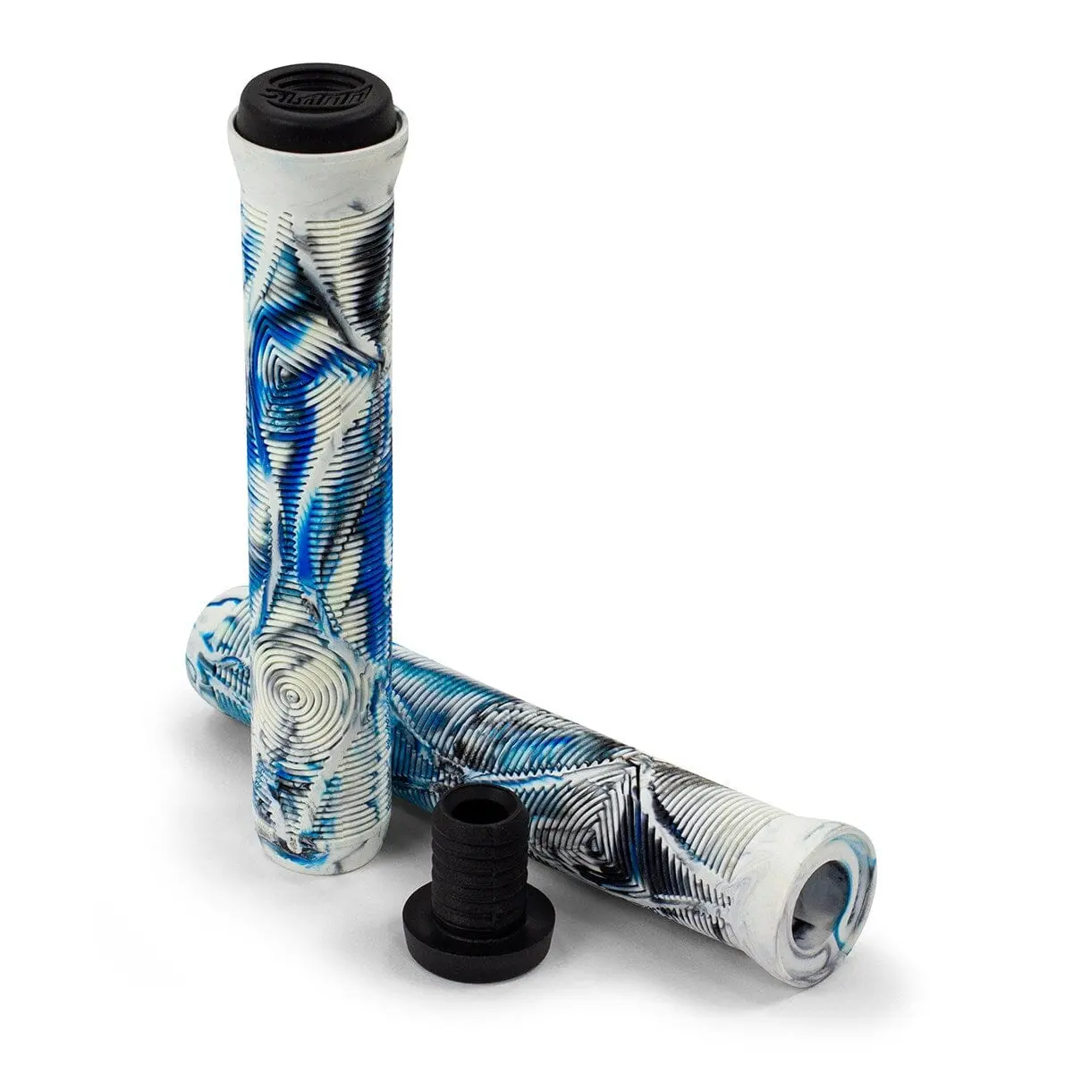Slamm Team Swirl Scooter Grips, Arctic 1