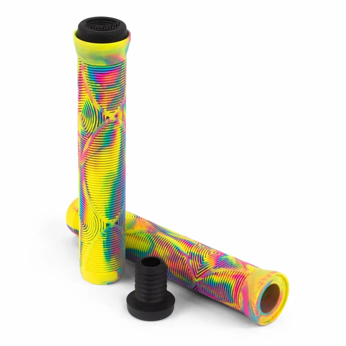 Slamm Team Swirl Scooter Grips, Tropical 1