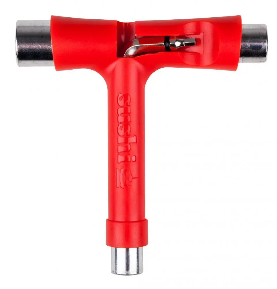 Sushi Skateboard 5 Way Skate Tool, Red 1