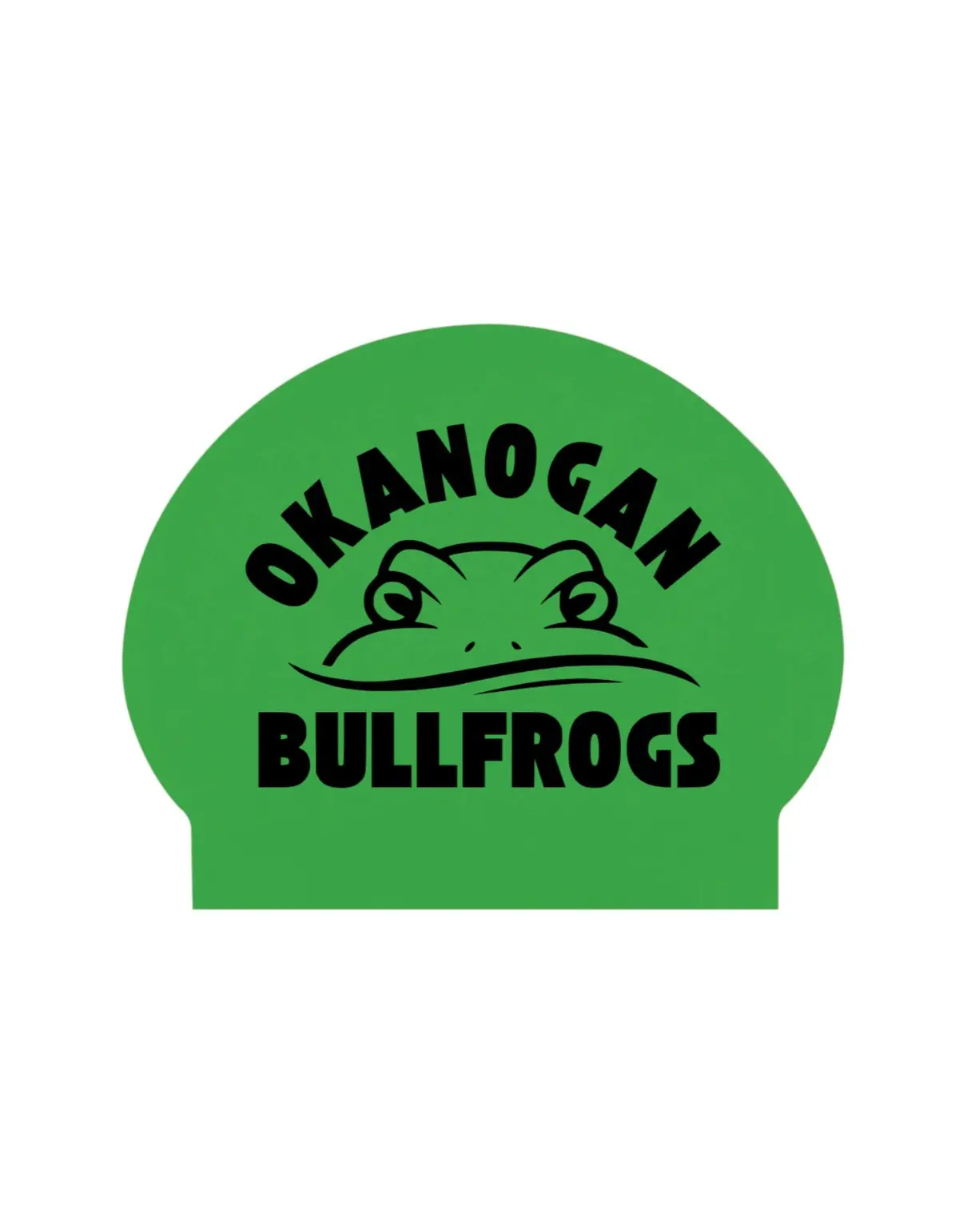 Okanogan Bullfrogs Swim Cap 1