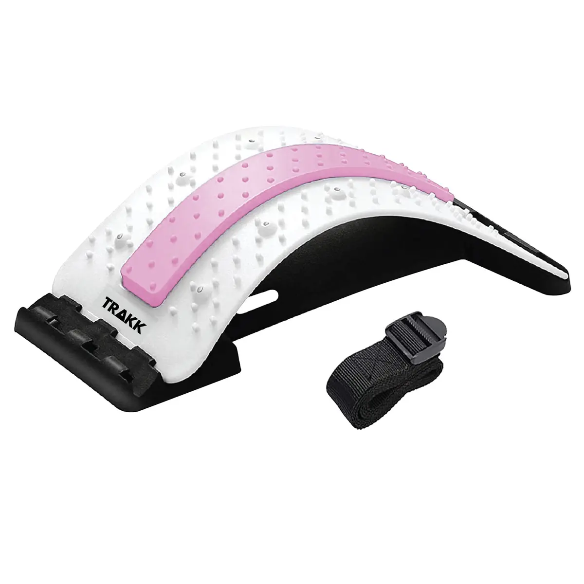 Trakk Back Stretching Device, Back Massager For Bed & Chair & Car, Multi-Level Lumbar Support Stretcher Spinal, Lower And Upper Muscle Pain Relief 1