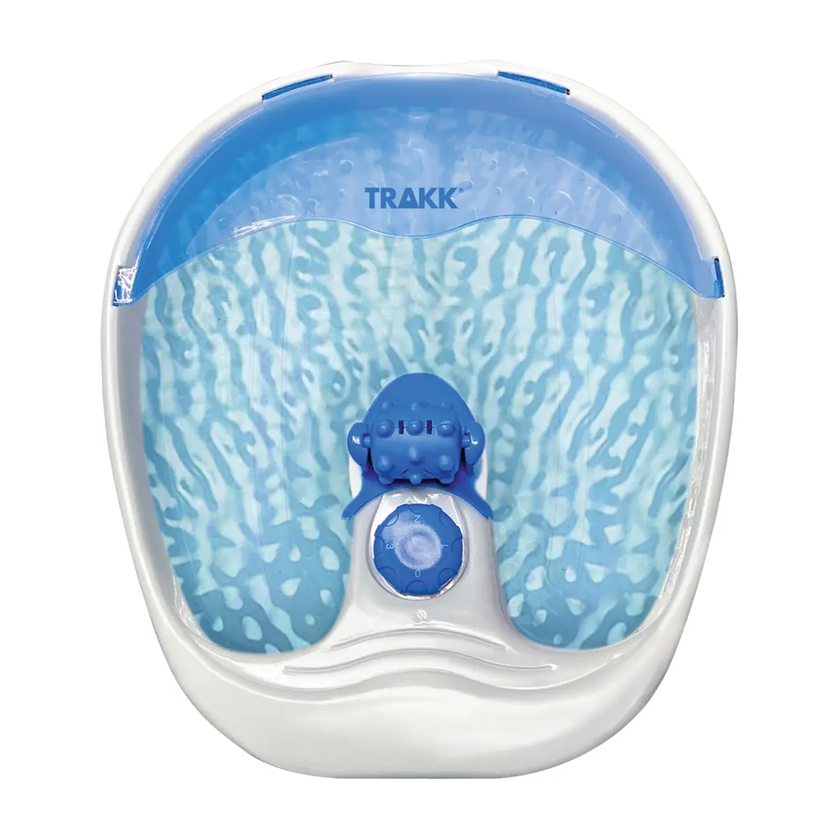 Trakk Foot Spa Massager Electric Vibrating Bubbles , Heating, And Splash Proof Includes Therapy Salt, Melts Away Stress And Revitalizes 1
