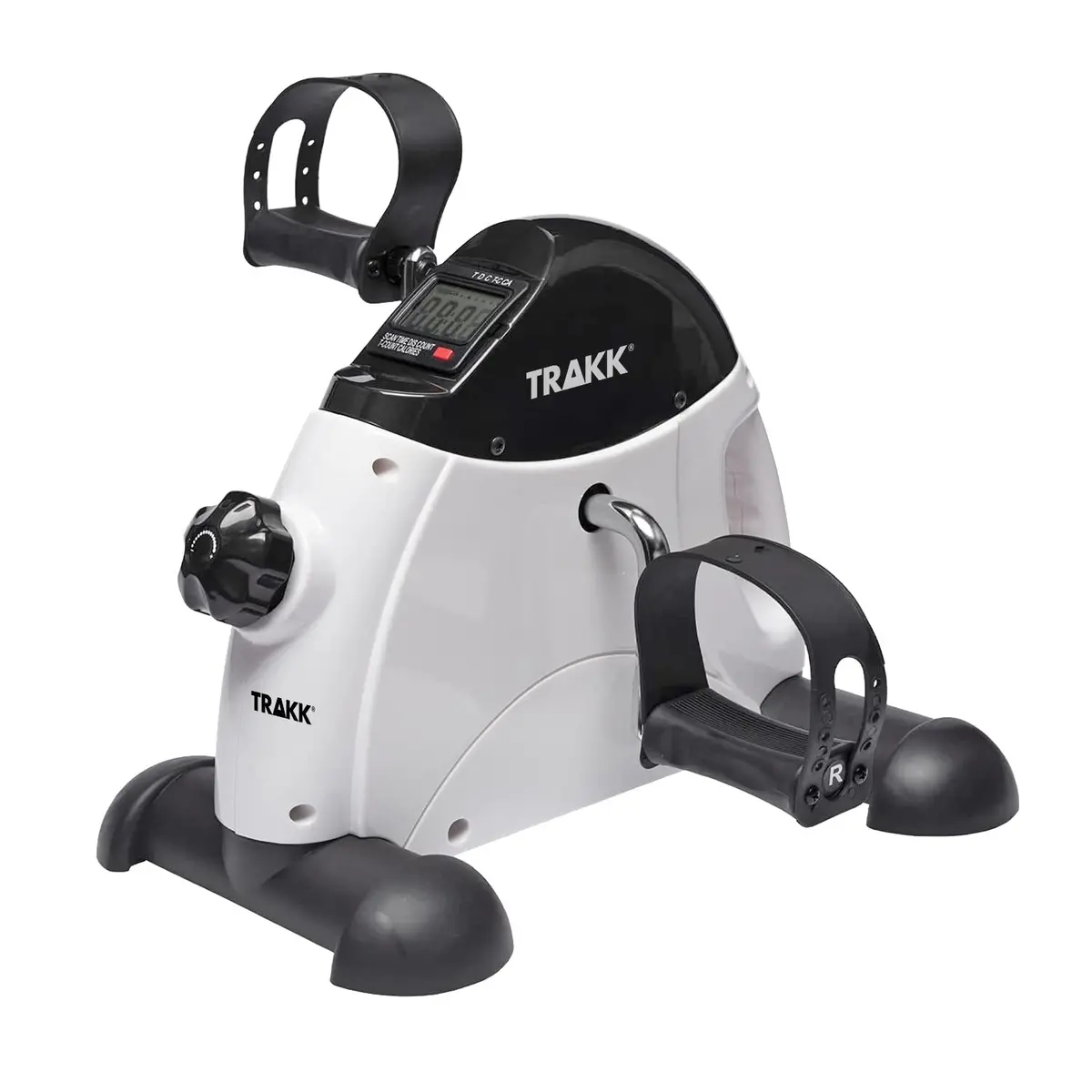 Trakk Mini Desk Cycle, Under Desk Bike Pedal Exerciser Portable Foot Cycle Arm & Leg Peddler Machine With Lcd Screen Displays 1