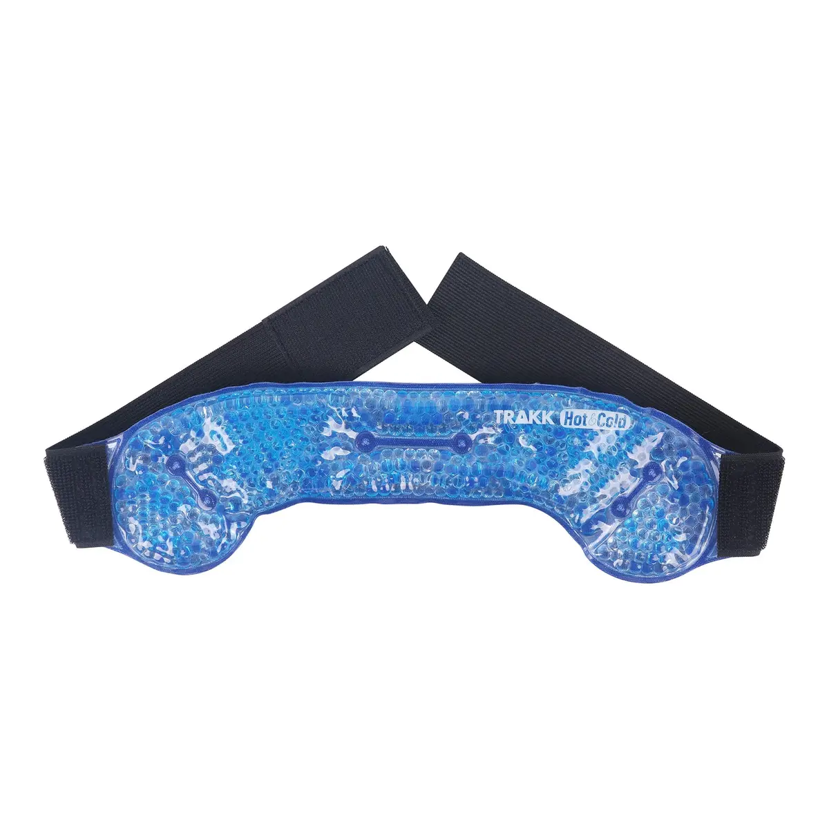 Hot & Cold Gel Bead Pack Ice Therapy, Reusable Wrap & Compress- Size Adjustable, Freezable Microwaveable For Head & Temple 1