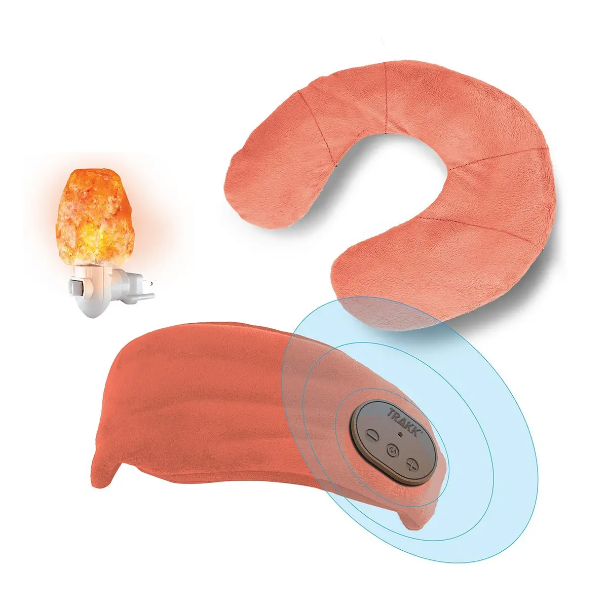 Trakk Wireless Eye Mask Himalyan Salt Neck Wrap 1