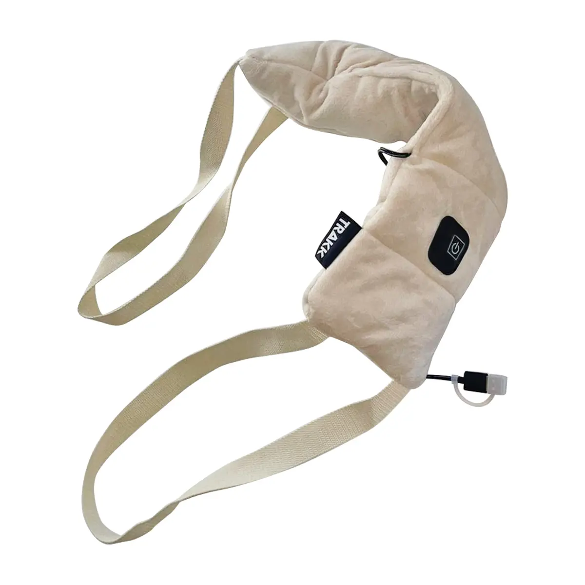 Trakk Shoulder With Infused Therapy Salt Soft Shiatsu Neck And Back Massager With Soothing Heat, Electric Deep Tissue 3D Kneading Massage Pillow For Shoulder, Leg, Body Muscle Pain Relief, Home, Office, And Car Use 1