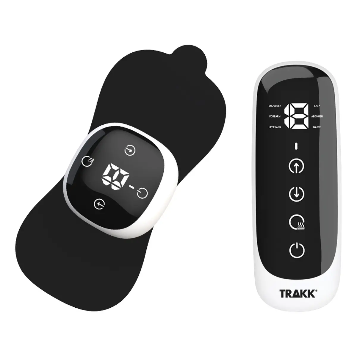 Trakk Ems Massager With Remote Control Muscle Stimulator Portable Reusable Patch Wearable 1
