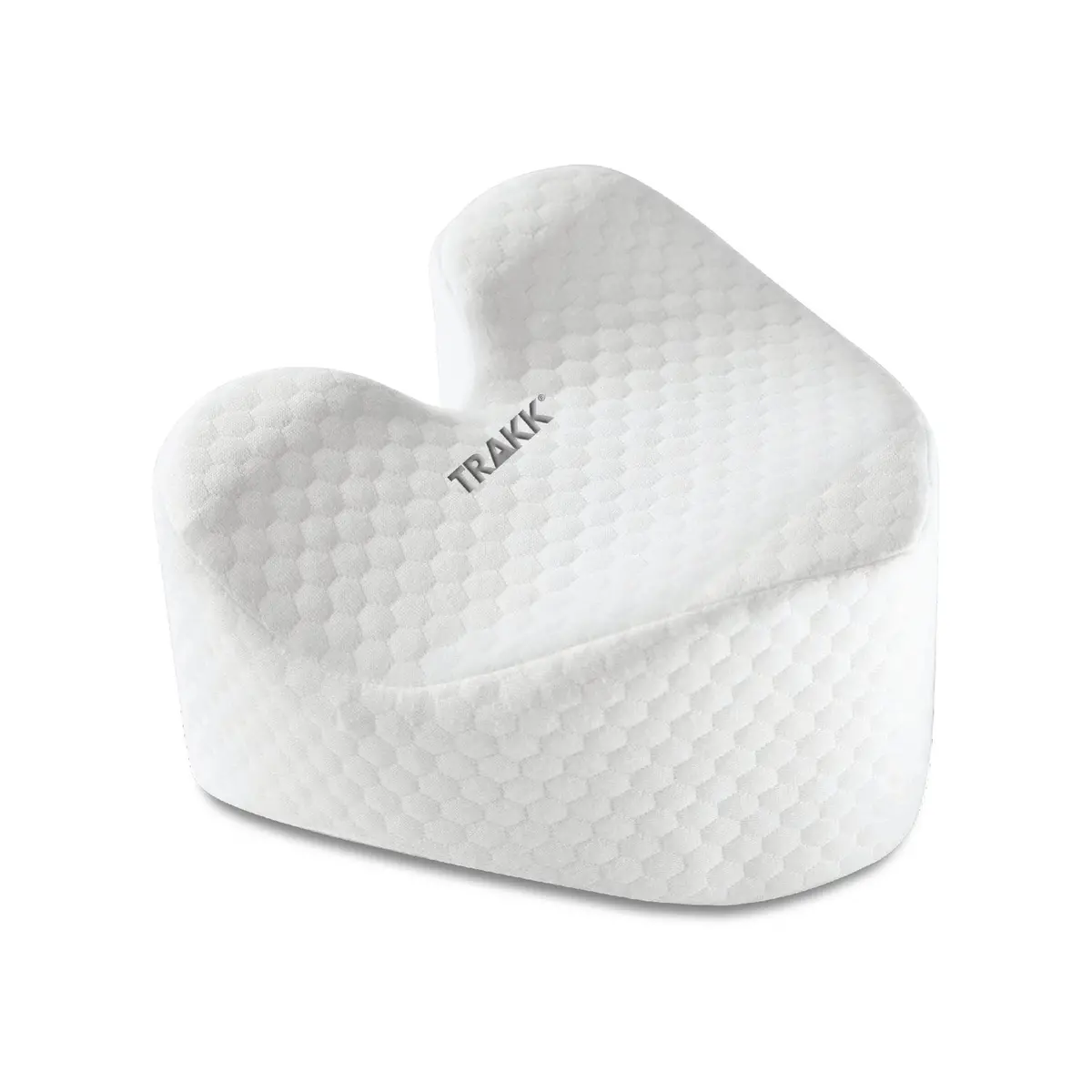 Trakk Ergonomic Knee Pillow Support Memory Foam Sleeping On Side, Cushion, Pregnancy Pillow With Removable Washable Cover 1