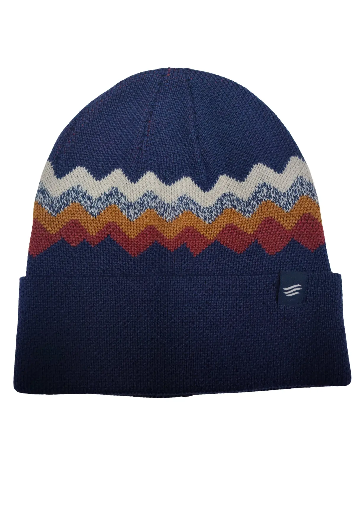 The Merino Wool Mountain Scape Knit Beanie 1