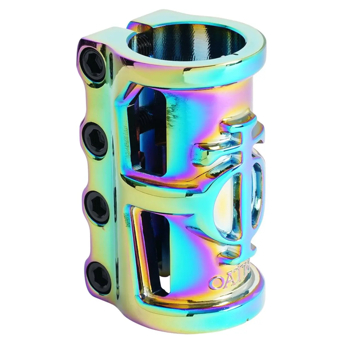 Oath Cage V2 Scs 4 Bolt Scooter Clamp, Neo Chrome 1