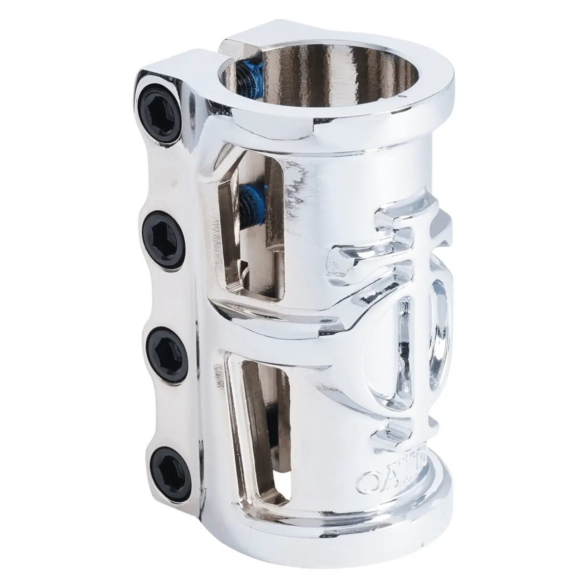 Oath Cage V2 Scs 4 Bolt Scooter Clamp, Neo Silver 1