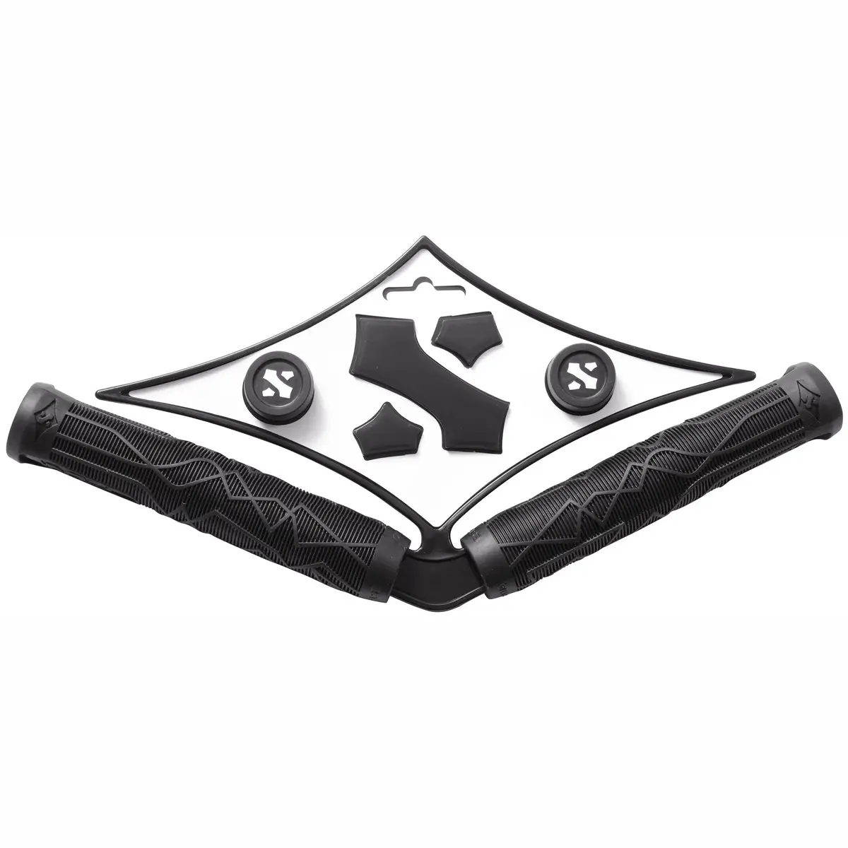 Sacrifice Spy Scooter Grips, Black/Black 1