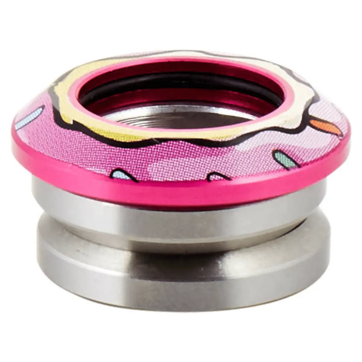 Chubby Doughnut Integrated Scooter Headset, Pink 1