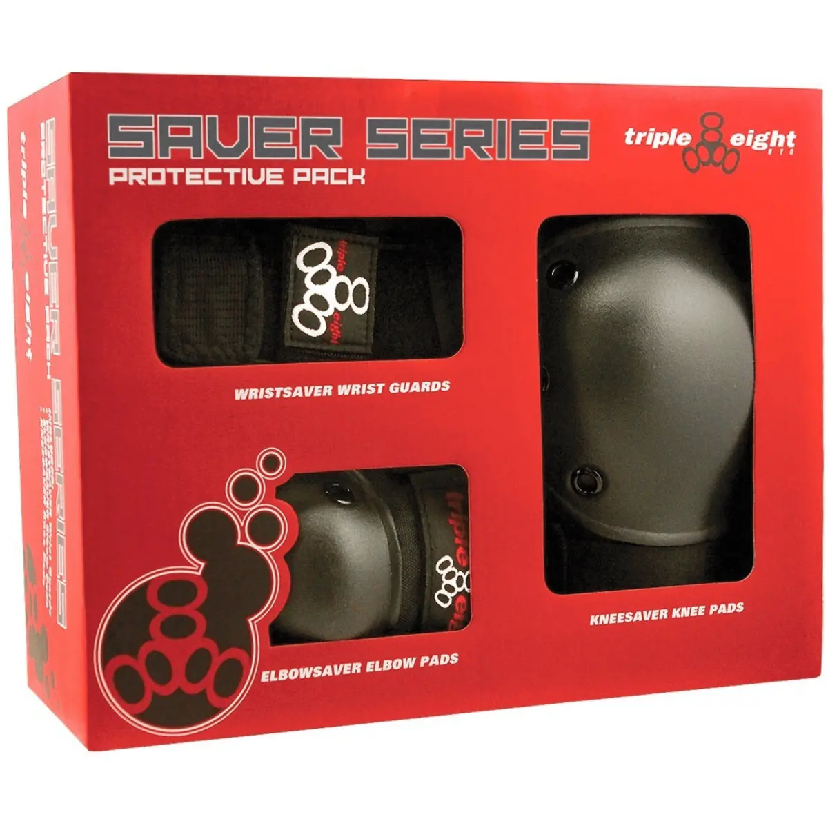 Triple 8 Saver Series Junior Triple Pad Set 1