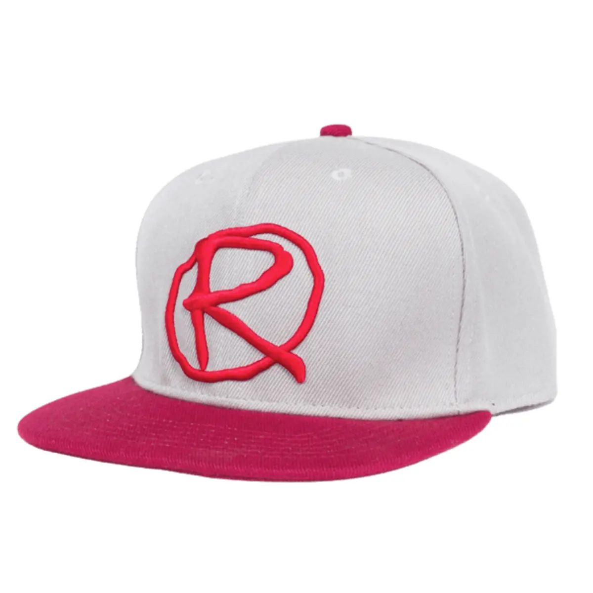 Rampworx Le 97.1 Snapback Cap, Grey/Burgandy 1