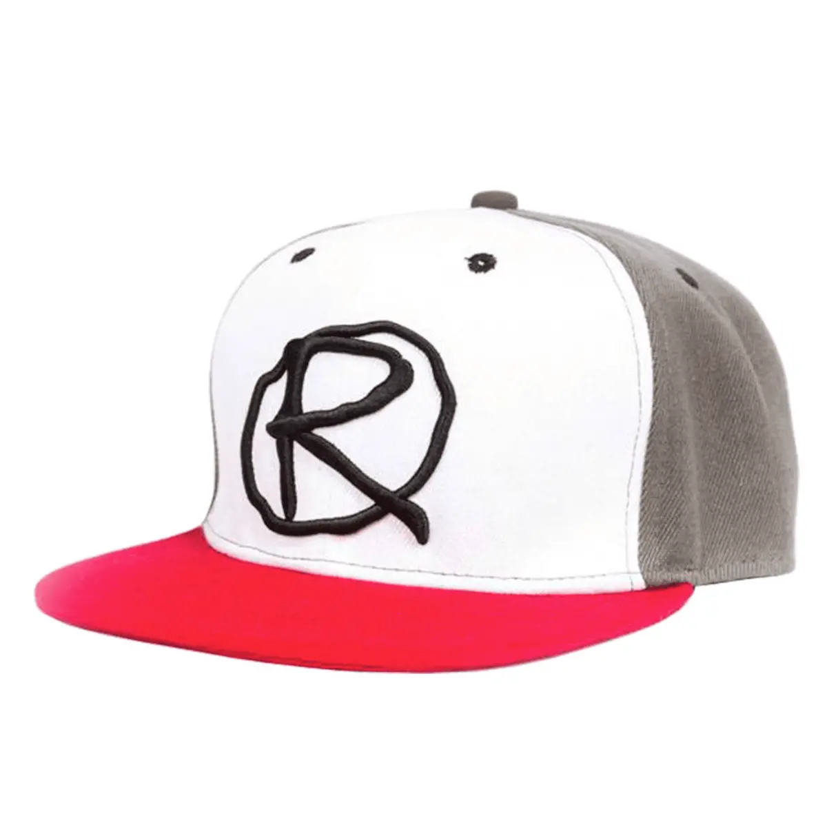 Rampworx Le 97.10 Snapback Cap, Grey/White/Red 1