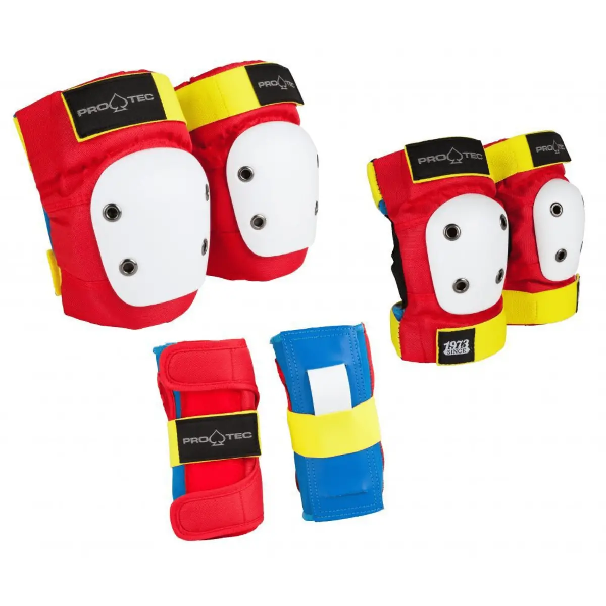 Pro-Tec Street Youth Junior Pad Set, Retro 1