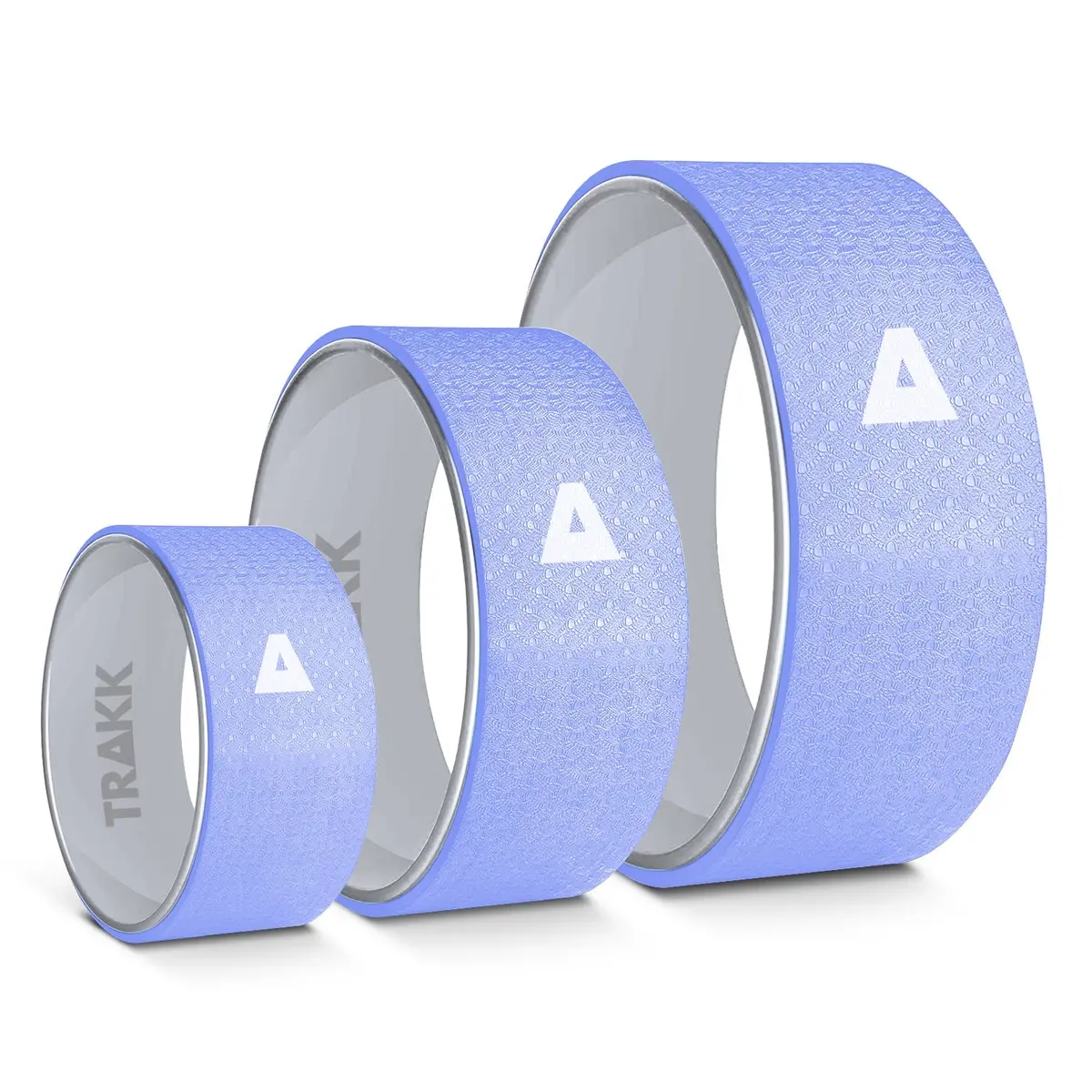 Trakk Sport Back Circle. 3 In 1 12 Inch, 10 Inch, 6 Inch Yoga Wheel Set To Relieve Back Pain And Myofascial Release. Perfect For Stretching, Improving Flexibility & Mobility 1