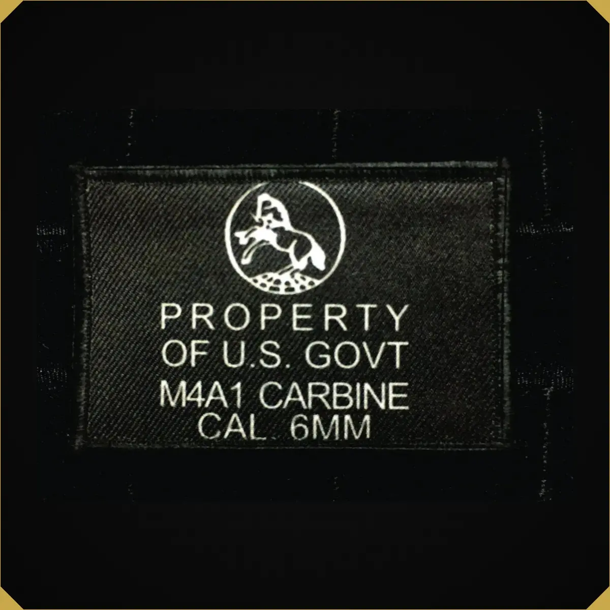 Airsoft Colt M4a1 Receiver Morale Patch 1